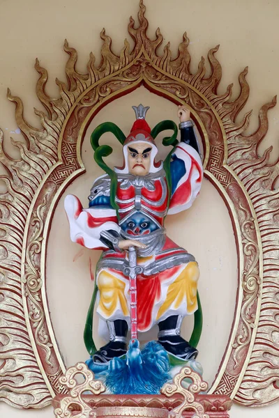 Huynh Dao Buddhist Pagoda Temple Guardian Chau Doc Vietnam — Fotografia de Stock