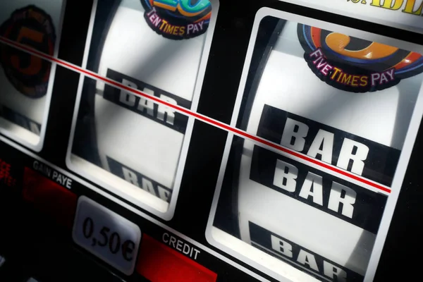 Spelautomat Ett Kasino Frankrike — Stockfoto