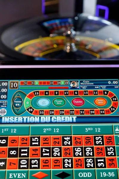 Roulette Hjul Ett Kasino Frankrike — Stockfoto