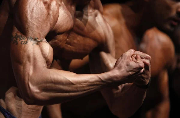 Participantes Campeonato Fitness Musculación Francia —  Fotos de Stock