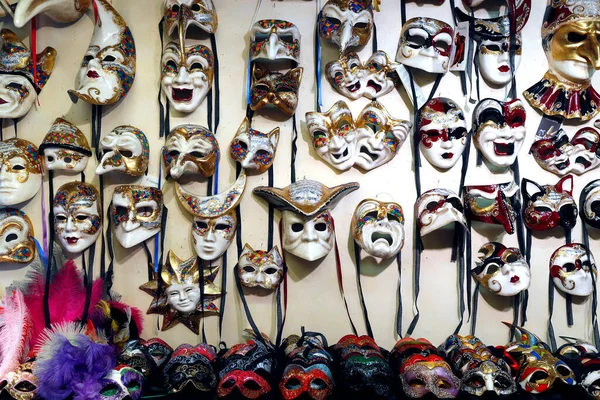 Venetian Masks Sale Shop Venice Italy — Stok fotoğraf