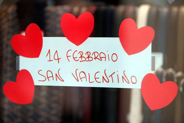 Feliz Día San Valentín Febrero Padua Italia — Foto de Stock