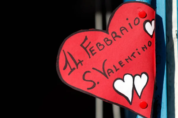 Happy Valentine Day February Venice Italy — Stockfoto