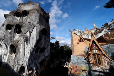 Hang Nga Konuk Evi, Crazy House Oteli 'nin tuhaf binası. Dalat. Vietnam. 