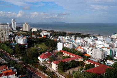 Vung Tau şehrinin gerçek heyecanı. Vietnam. 