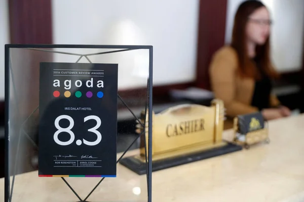 Consumers Rating Agoda Hotel Dalat Vietnam — Fotografia de Stock