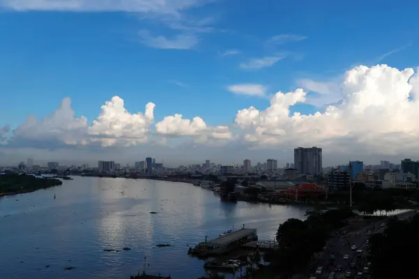 Sungai Saigon Chi Minh City Vietnam — Stok Foto