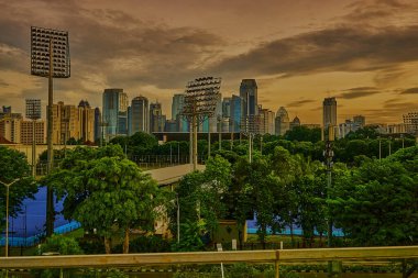 2022 'nin ilk gününde şehir manzarası