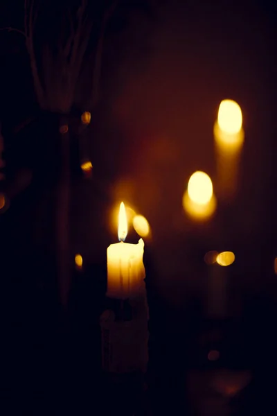 Candele Buio — Foto Stock