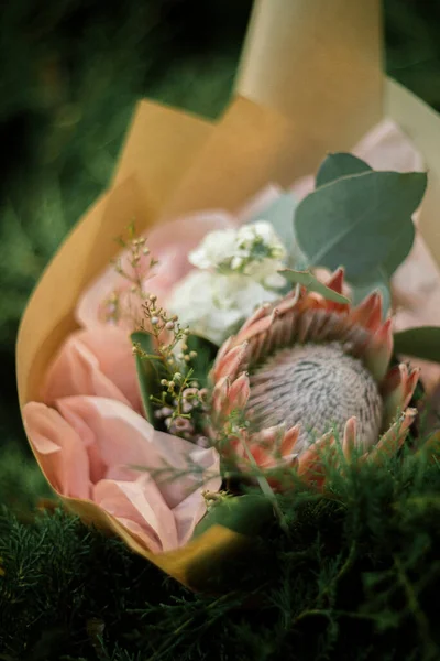 Bouquet Esotico Carino Pink — Foto Stock