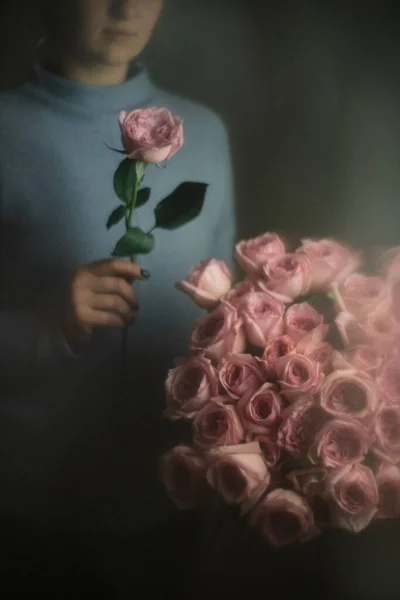 งไว วงหน Vsco อดอกไม — ภาพถ่ายสต็อก