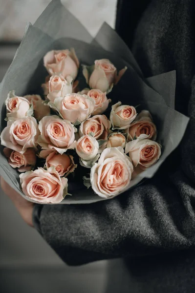 Букет Нежных Роз — стоковое фото