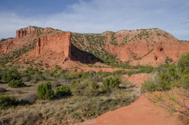Rock formations at Caprock Canyons State Park in Texas. clipart