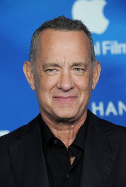 Tom Hanks, 2 Kasım 2021 'de ABD' nin Batı Hollywood kentindeki Pasifik Tasarım Merkezi 'nde düzenlenen' Finch 'filminin ilk gösteriminde....