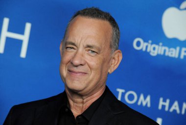 Tom Hanks, 2 Kasım 2021 'de ABD' nin Batı Hollywood kentindeki Pasifik Tasarım Merkezi 'nde düzenlenen' Finch 'filminin ilk gösteriminde....