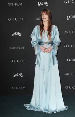 Florence Welch 'in 10. Geleneksel LACMA Sanatı + FILM GALA Sunumu Gucci tarafından 6 Kasım 2021' de Los Angeles, ABD 'deki LACMA' da gerçekleştirildi..