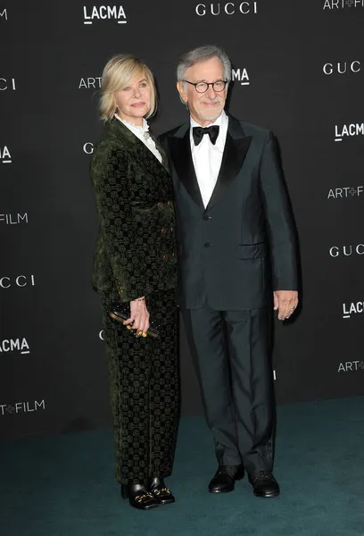 Kate Capshaw Steven Spielberg Ročníku Lacma Art Film Gala Představila — Stock fotografie