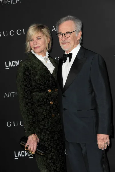 Kate Capshaw Och Steven Spielberg Årliga Lacma Art Film Gala — Stockfoto