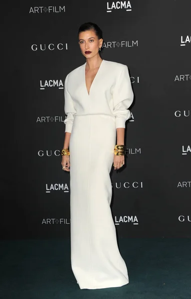 Hailey Bieber 10ª Edición Lacma Art Film Gala Presentado Por —  Fotos de Stock