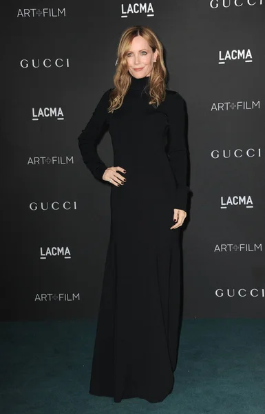 Лесли Манн Ежегодной Lacma Art Film Gala Представленной Gucci Проходившей — стоковое фото