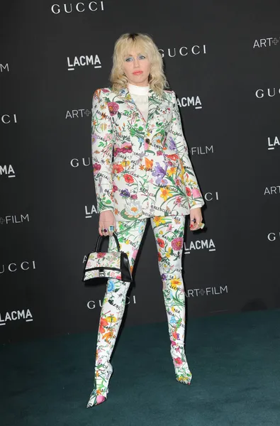 Майли Сайрус Ежегодном Фестивале Lacma Art Film Gala Представленном Gucci — стоковое фото