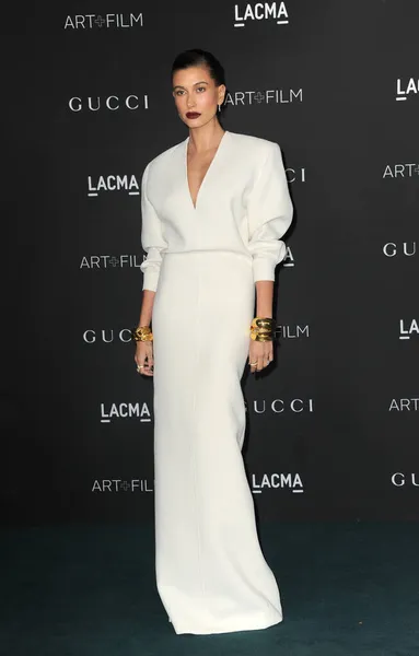 Hailey Bieber 10ª Edición Lacma Art Film Gala Presentado Por —  Fotos de Stock