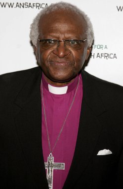 Desmond Tutu, 18 Eylül 2006 'da Beverly Hills, Kaliforniya' daki Regent Beverly Wilshire Oteli 'nde düzenlenen Başpiskopos Desmond Tutu' nun 75..