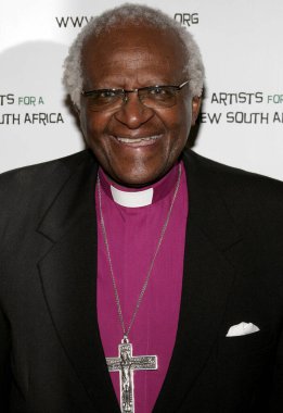 Desmond Tutu, 18 Eylül 2006 'da Beverly Hills, Kaliforniya' daki Regent Beverly Wilshire Oteli 'nde düzenlenen Başpiskopos Desmond Tutu' nun 75..