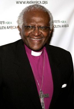 Desmond Tutu, 18 Eylül 2006 'da Beverly Hills, Kaliforniya' daki Regent Beverly Wilshire Oteli 'nde düzenlenen Başpiskopos Desmond Tutu' nun 75..
