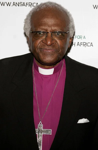 Desmond Tutu Woont 75E Verjaardag Van Aartsbisschop Desmond Tutu Bij — Stockfoto