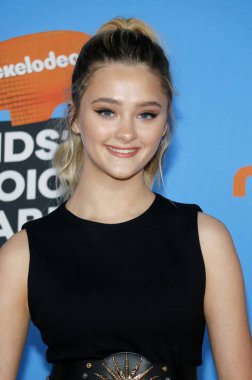 Nickelodeon'ın 2018 Kids'Choice Awards Forum Inglewood, ABD'de 24 Mart 2018 düzenlenen Lizzy Greene.
