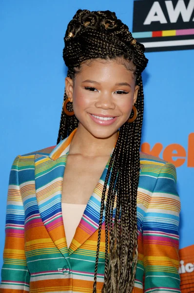 Reid, Nickelodeon'ın 2018 Kids'Choice Awards Forum Inglewood, ABD'de 24 Mart 2018 düzenlenen fırtına.