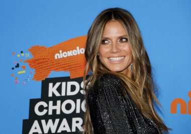 Heidi Klum, Nickelodeon'ın 2018 Kids'Choice Awards Forum Inglewood, ABD'de 24 Mart 2018 düzenlenen.