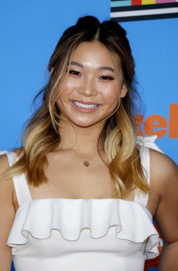 Chloe Kim Nickelodeon'ın 2018 Kids'Choice Awards Forum Inglewood, ABD'de 24 Mart 2018 düzenlenen.