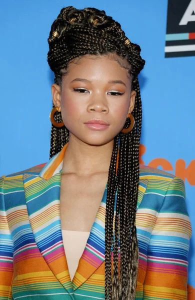 Storm Reid Nickelodeons 2018 Kids Choice Awards Hölls Forum Inglewood — Stockfoto