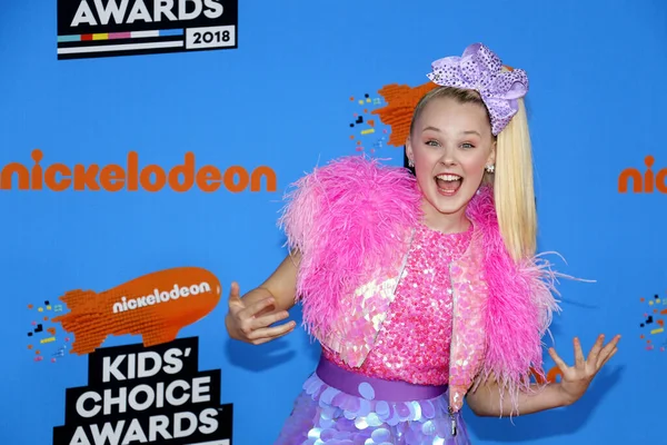 Jojo Siwa Nickelodeon 2018 Kids Choice Awards Konat Fóru Inglewood — Stock fotografie