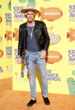 Cody Simpson at the Nickelodeon's 28th Annual Kids' Choice Awards held at the Forum in Inglewood, USA on March 28, 2015. clipart