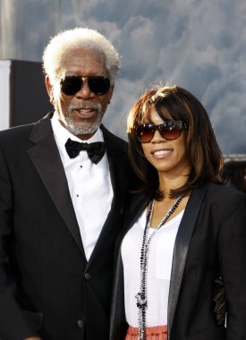 Morgan Freeman, 'Oblivion' un Los Angeles galasında 10 Nisan 2013 'te Hollywood Dolby Tiyatrosu' nda düzenlendi..