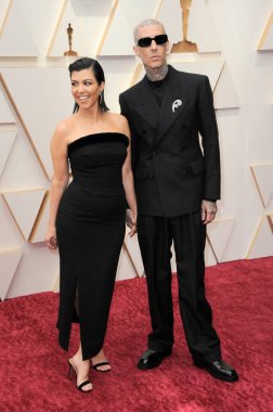 Kourtney Kardashian ve Travis Barker, 27 Mart 2022 'de ABD' nin Los Angeles kentindeki Dolby Tiyatrosu 'nda düzenlenen 94..