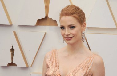 Jessica Chastain, 27 Mart 2022 'de ABD' nin Los Angeles kentindeki Dolby Tiyatrosu 'nda düzenlenen 94..