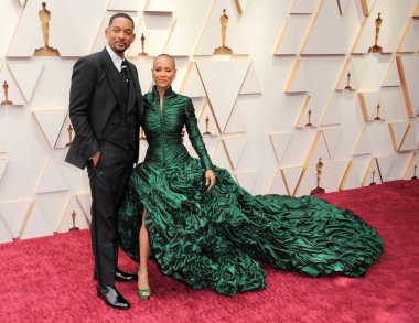 Will Smith ve Jada Pinkett Smith, 27 Mart 2022 'de ABD' nin Los Angeles kentindeki Dolby Tiyatrosu 'nda düzenlenen 94..