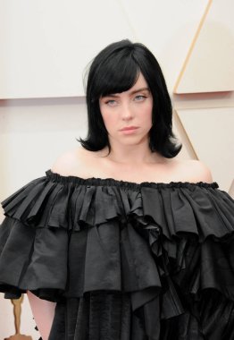 Billie Eilish, 27 Mart 2022 'de ABD' nin Los Angeles kentindeki Dolby Tiyatrosu 'nda düzenlenen 94..