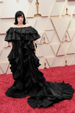Billie Eilish, 27 Mart 2022 'de ABD' nin Los Angeles kentindeki Dolby Tiyatrosu 'nda düzenlenen 94..