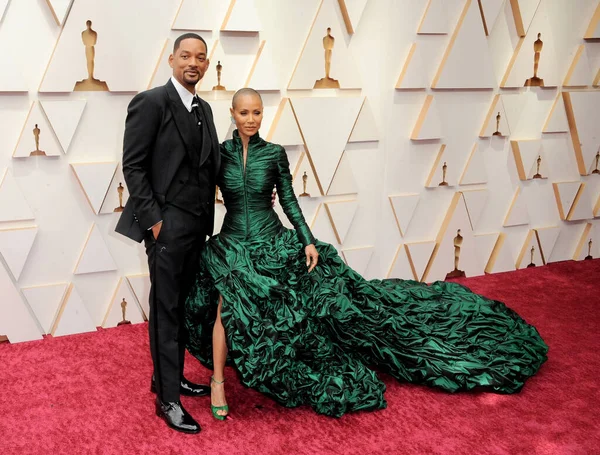 Smith Jada Pinkett Smith Tijdens 94E Jaarlijkse Academy Awards Het — Stockfoto