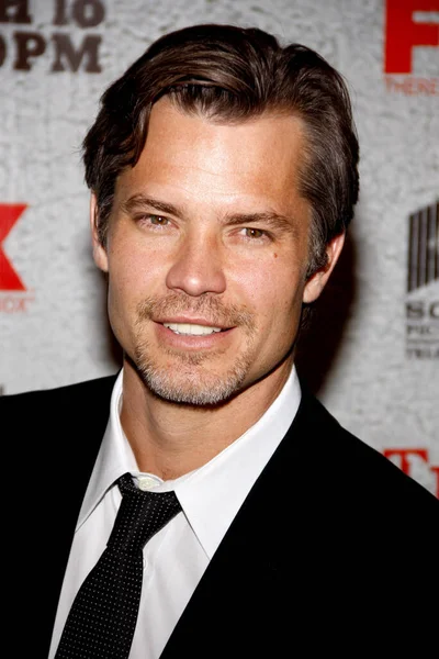 Hollywood Mars 2010 Timothy Olyphant Vid Premiären Justified Som Hölls — Stockfoto