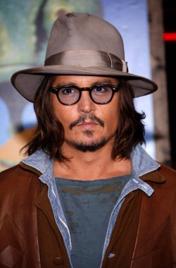 Johnny Depp at the Los Angeles premiere of 'Rango' held at the Regency Village Theatre in Westwood on February 14, 2011.  