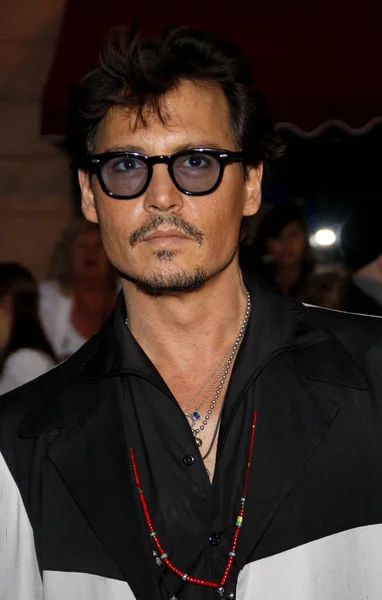 Johnny Depp Los Angeles Premiere Pirates Caribbean Stranger Tides Held — Stok Foto
