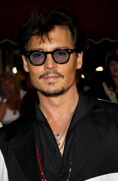 Johnny Depp Los Angeles Premiere Pirates Caribbean Stranger Tides Held — Stock Photo, Image