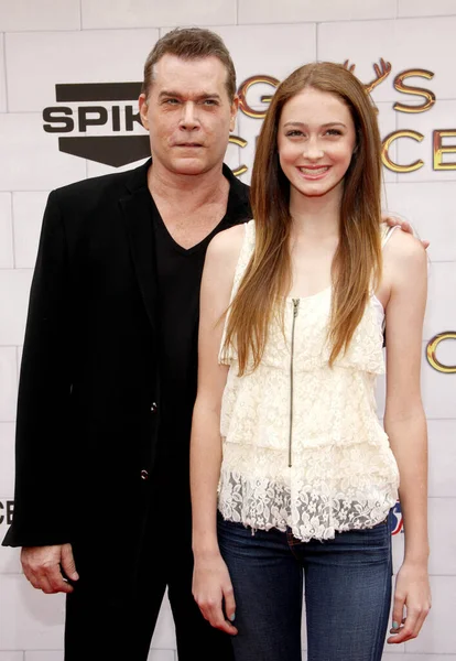 Ray Liotta Karsen Liotta 2012 Spike Guys Choice Awards Celebrado — Foto de Stock