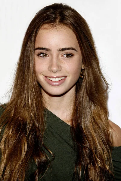 Lily Collins Deltar Teen Vogue Young Hollywood Party Som Hölls — Stockfoto